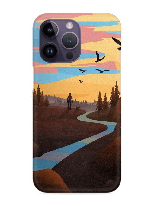 Natural Landscape Art Snap Case for Apple Iphone 14 Pro Max Zapvi