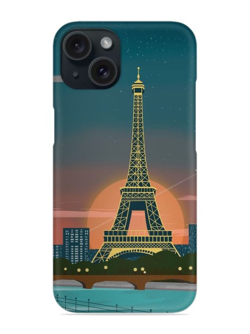 Scenery Architecture France Paris Snap Case for Apple Iphone 15 Zapvi