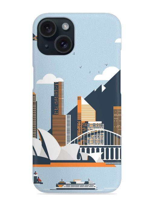 Sydney Opera Landscape Snap Case for Apple Iphone 15 Zapvi