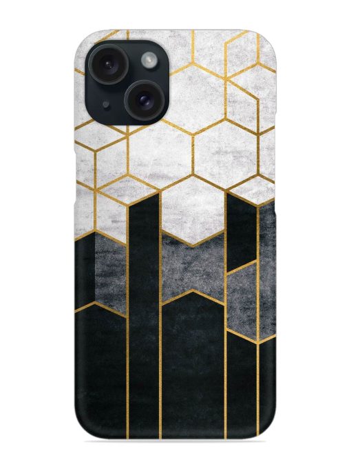 Cube Marble Art Snap Case for Apple Iphone 15 Zapvi