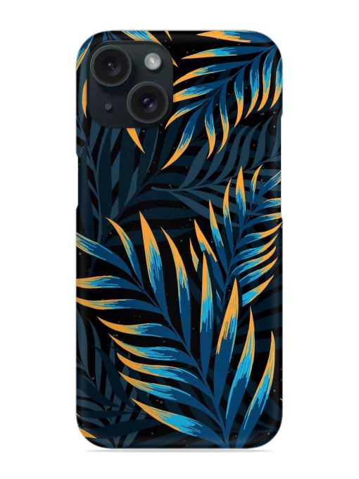 Abstract Leaf Art Snap Case for Apple Iphone 15 Zapvi