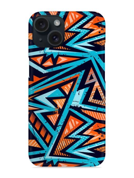 Abstract Seamless Grunge Snap Case for Apple Iphone 15 Zapvi