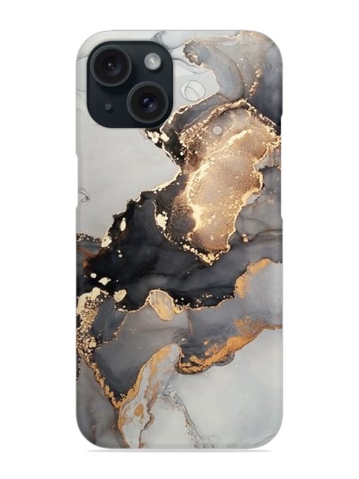 Luxury Abstract Fluid Snap Case for Apple Iphone 15 Zapvi