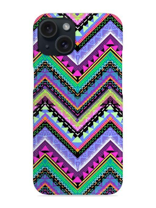 Tribal Aztec Print Snap Case for Apple Iphone 15 Zapvi