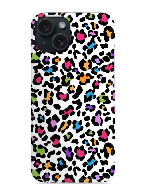 Seamless Leopard Pattern Snap Case for Apple Iphone 15 Zapvi