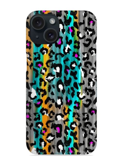 Mix Animal Skin Snap Case for Apple Iphone 15 Zapvi