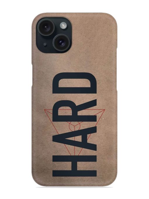 Hard Typo Snap Case for Apple Iphone 15 Zapvi