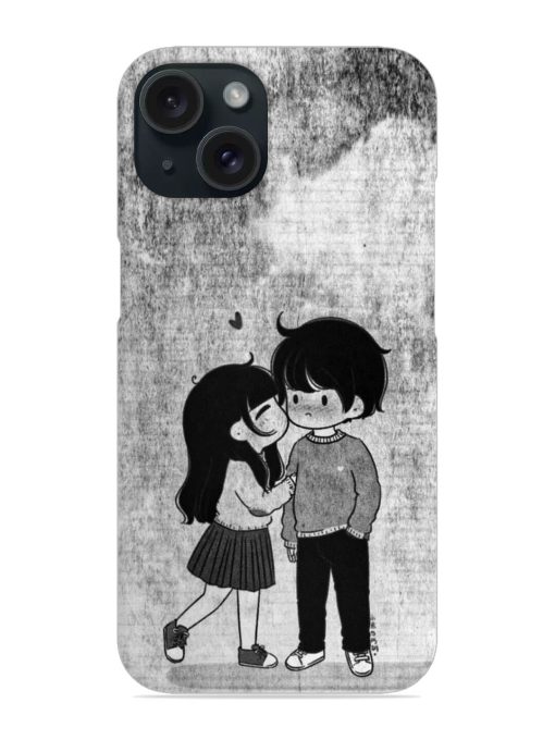 Couple Love Highlights Snap Case for Apple Iphone 15 Zapvi