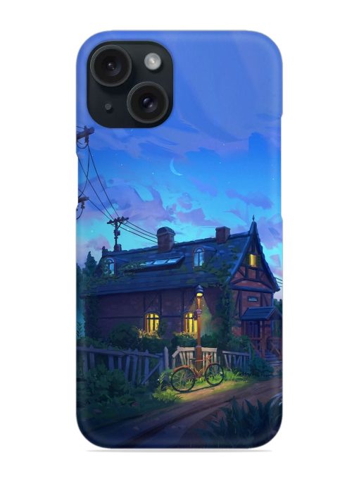 Beautiful Village House Snap Case for Apple Iphone 15 Zapvi