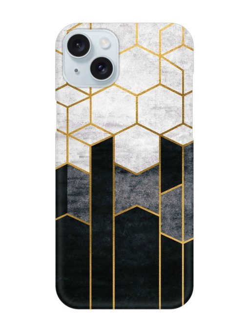 Cube Marble Art Snap Case for Apple Iphone 15 Plus Zapvi