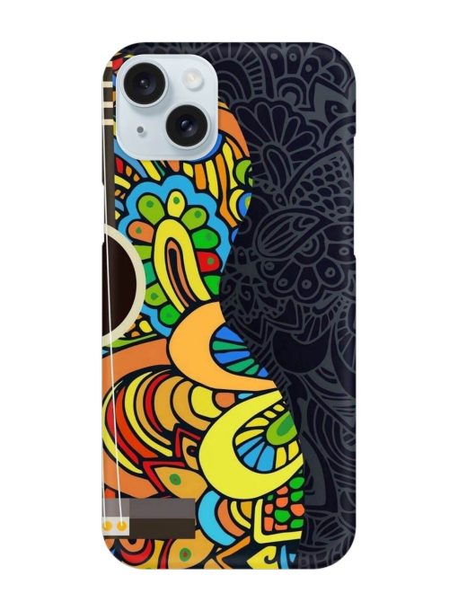 Guitar Vector Art Snap Case for Apple Iphone 15 Plus