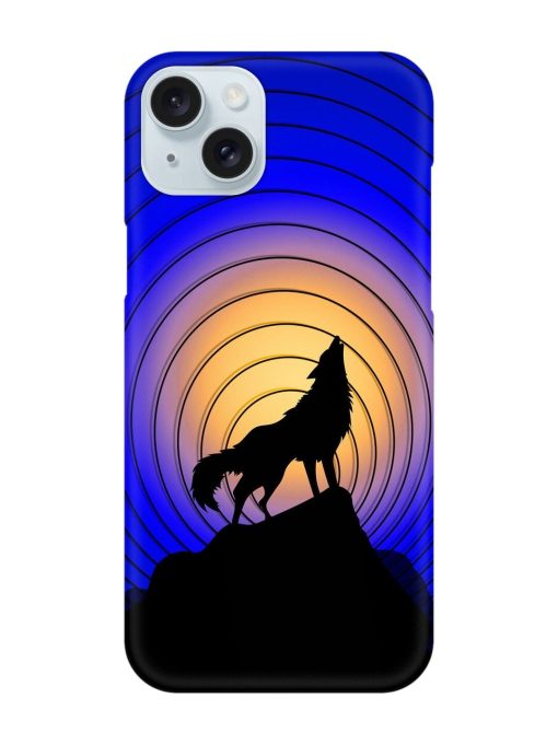 Fox Roaring Design Snap Case for Apple Iphone 15 Plus Zapvi