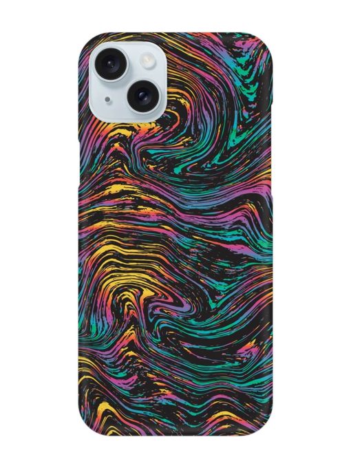 Abstract Liquid Colors Snap Case for Apple Iphone 15 Plus Zapvi