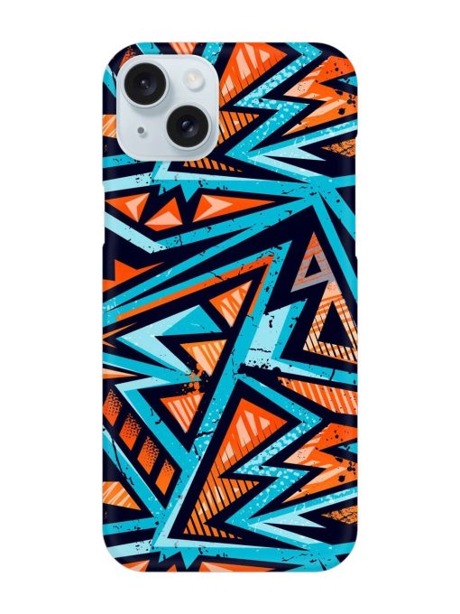 Abstract Seamless Grunge Snap Case for Apple Iphone 15 Plus Zapvi