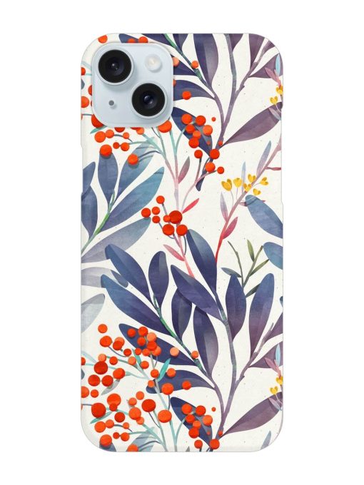 Seamless Floral Pattern Snap Case for Apple Iphone 15 Plus Zapvi