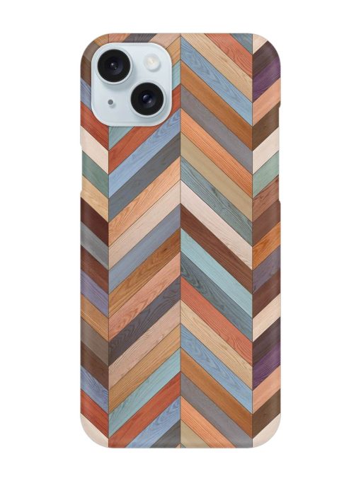 Seamless Wood Parquet Snap Case for Apple Iphone 15 Plus Zapvi