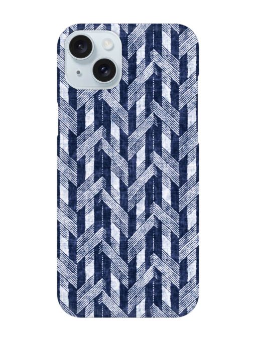 Abstract Herringbone Motif Snap Case for Apple Iphone 15 Plus Zapvi