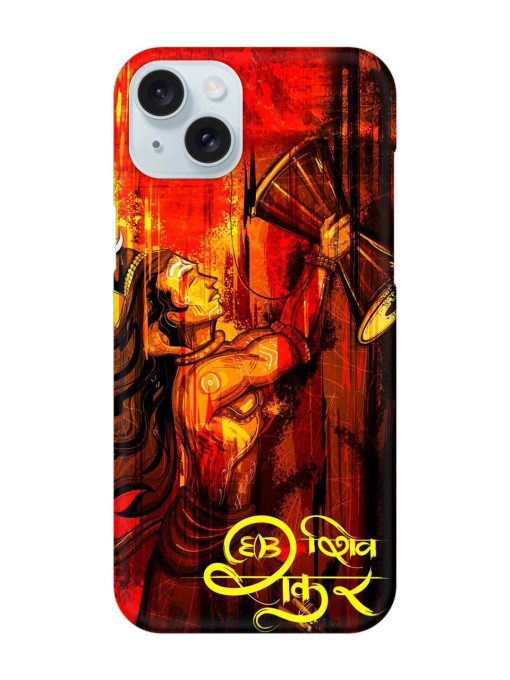 Illustration Lord Shiva Snap Case for Apple Iphone 15 Plus