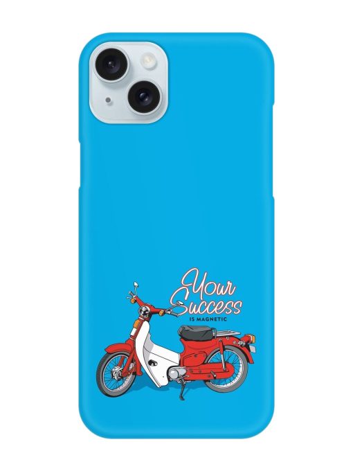 Motorcycles Image Vector Snap Case for Apple Iphone 15 Plus Zapvi