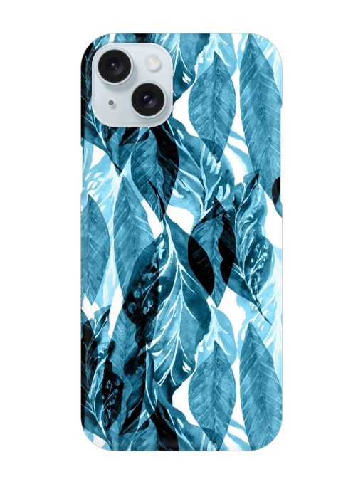 Leaves Pattern Jungle Snap Case for Apple Iphone 15 Plus Zapvi