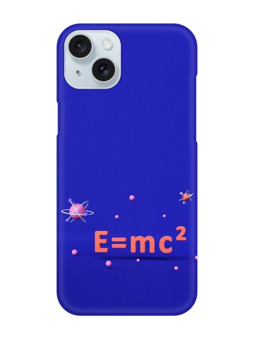 Formula Relativity Equation Snap Case for Apple Iphone 15 Plus Zapvi