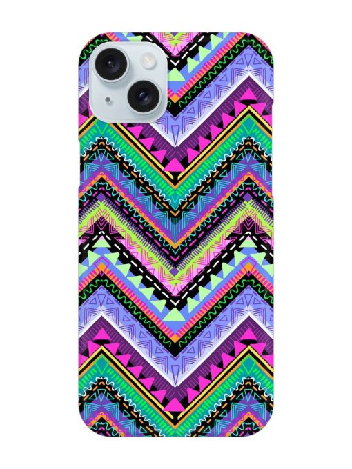 Tribal Aztec Print Snap Case for Apple Iphone 15 Plus Zapvi