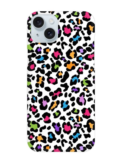 Seamless Leopard Pattern Snap Case for Apple Iphone 15 Plus Zapvi