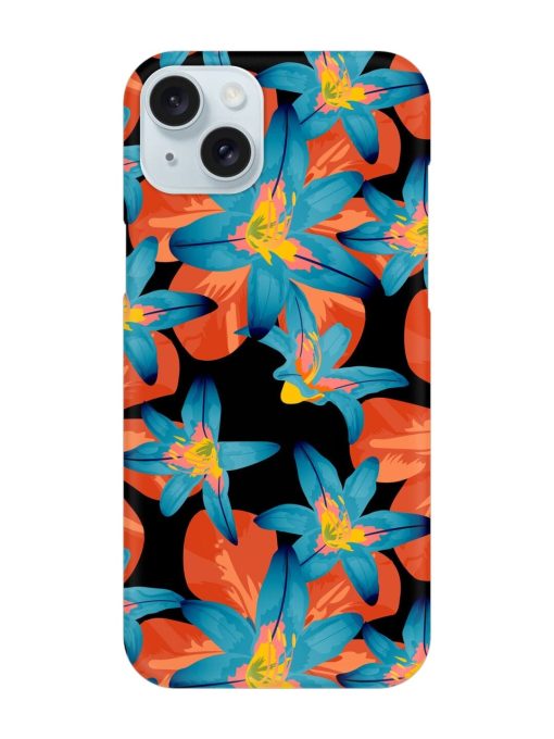 Philippine Flowers Seamless Snap Case for Apple Iphone 15 Plus Zapvi