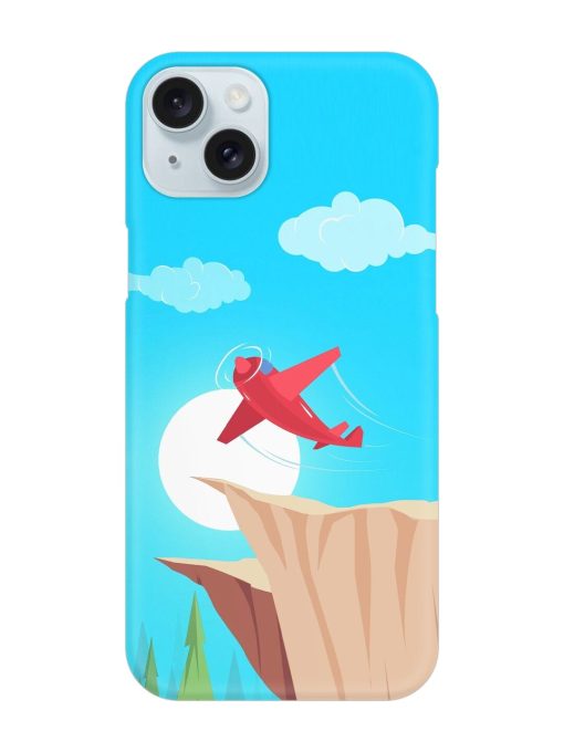 Small Planes In Flight Snap Case for Apple Iphone 15 Plus Zapvi