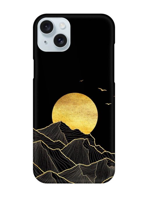 Golden Sunrise Snap Case for Apple Iphone 15 Plus Zapvi