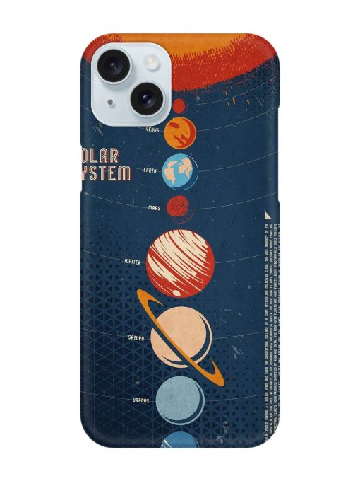 Solar System Vector Snap Case for Apple Iphone 15 Plus Zapvi