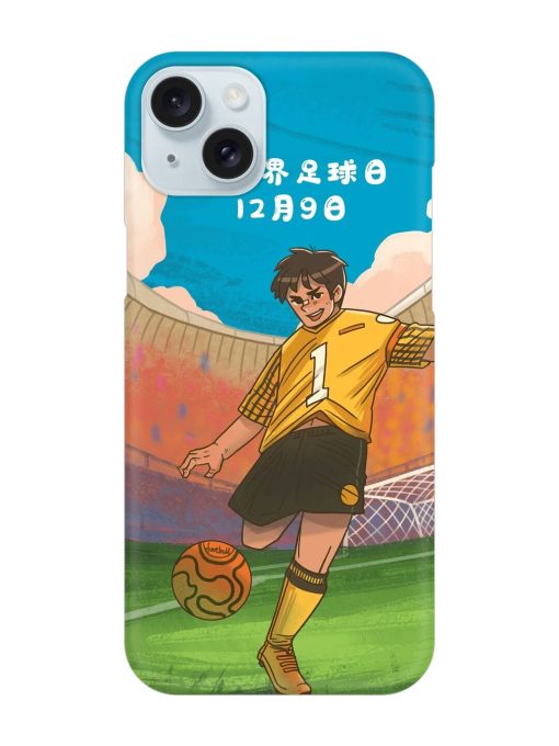 Soccer Kick Snap Case for Apple Iphone 15 Plus