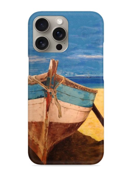 Canvas Painting Snap Case for Apple Iphone 15 Pro Zapvi