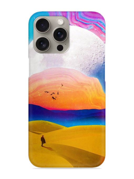 Sandy Desert Snap Case for Apple Iphone 15 Pro Zapvi