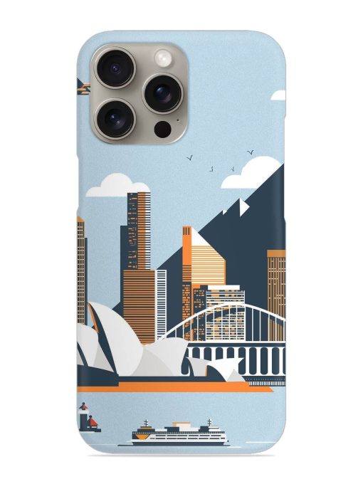 Sydney Opera Landscape Snap Case for Apple Iphone 15 Pro Zapvi