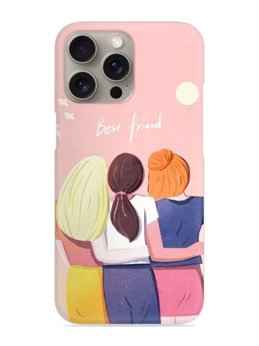 Friendship Day Snap Case for Apple Iphone 15 Pro Zapvi