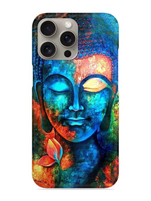 Buddha Painting Snap Case for Apple Iphone 15 Pro