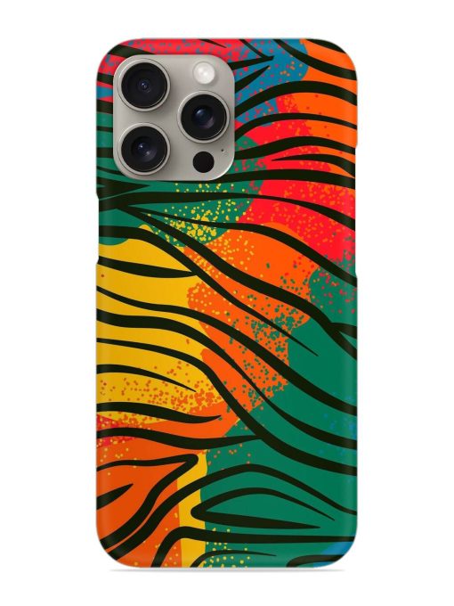 Bright Colorful Snap Case for Apple Iphone 15 Pro Zapvi