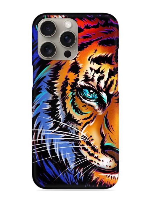 Colorful Lion Art Snap Case for Apple Iphone 15 Pro