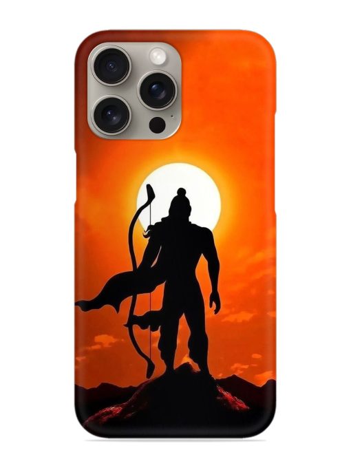 Shree Ram Snap Case for Apple Iphone 15 Pro Zapvi