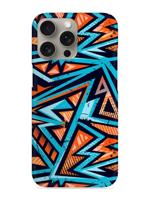 Abstract Seamless Grunge Snap Case for Apple Iphone 15 Pro Zapvi