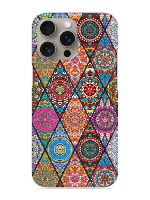 Seamless Tile Pattern Snap Case for Apple Iphone 15 Pro Zapvi