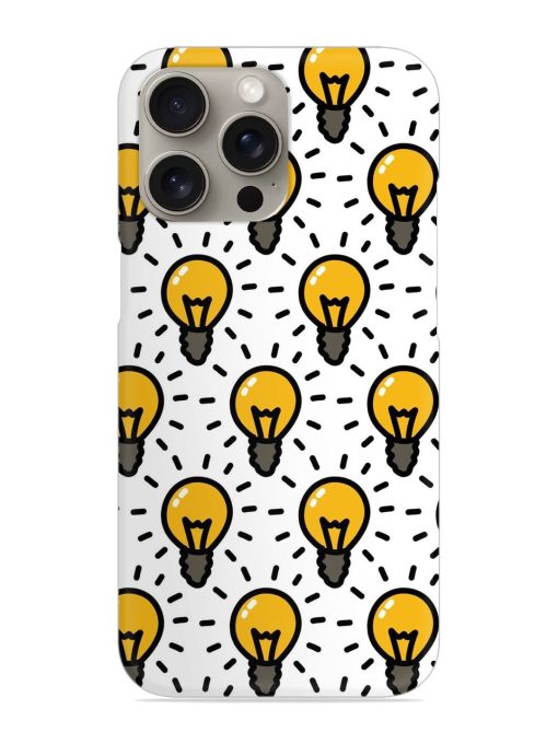 Light Bulb Seamless Snap Case for Apple Iphone 15 Pro