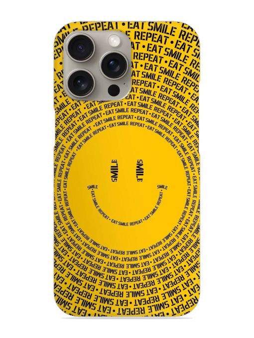 Smiley Snap Case for Apple Iphone 15 Pro Zapvi