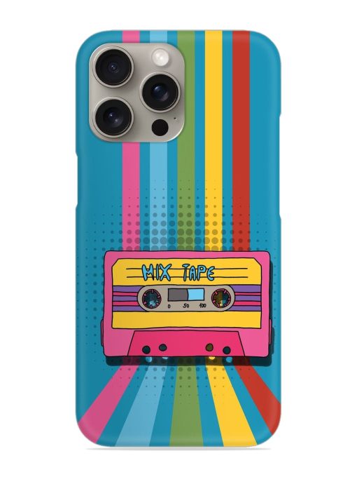 Mix Tape Vactor Snap Case for Apple Iphone 15 Pro Zapvi