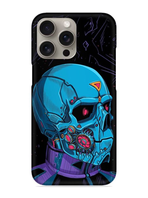 Skull Robo Vector Snap Case for Apple Iphone 15 Pro