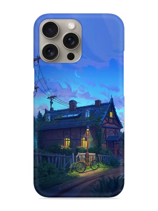 Beautiful Village House Snap Case for Apple Iphone 15 Pro Zapvi