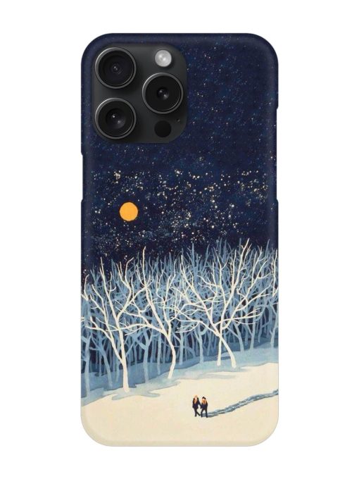 Full Moon Snowshoe Tour Snap Case for Apple Iphone 15 Pro Max Zapvi