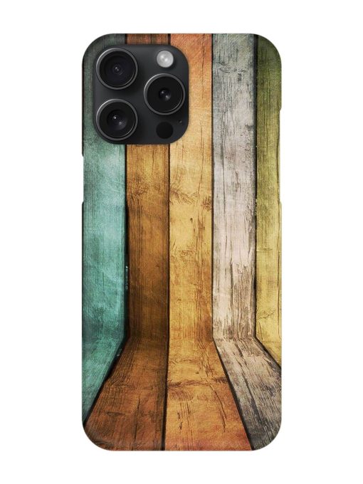 Wooden Realistic Art Snap Case for Apple Iphone 15 Pro Max Zapvi