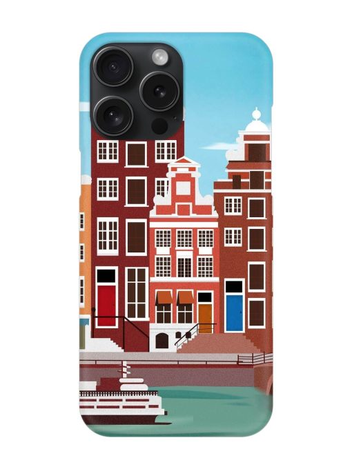 Scenery Architecture Amsterdam Landscape Snap Case for Apple Iphone 15 Pro Max Zapvi